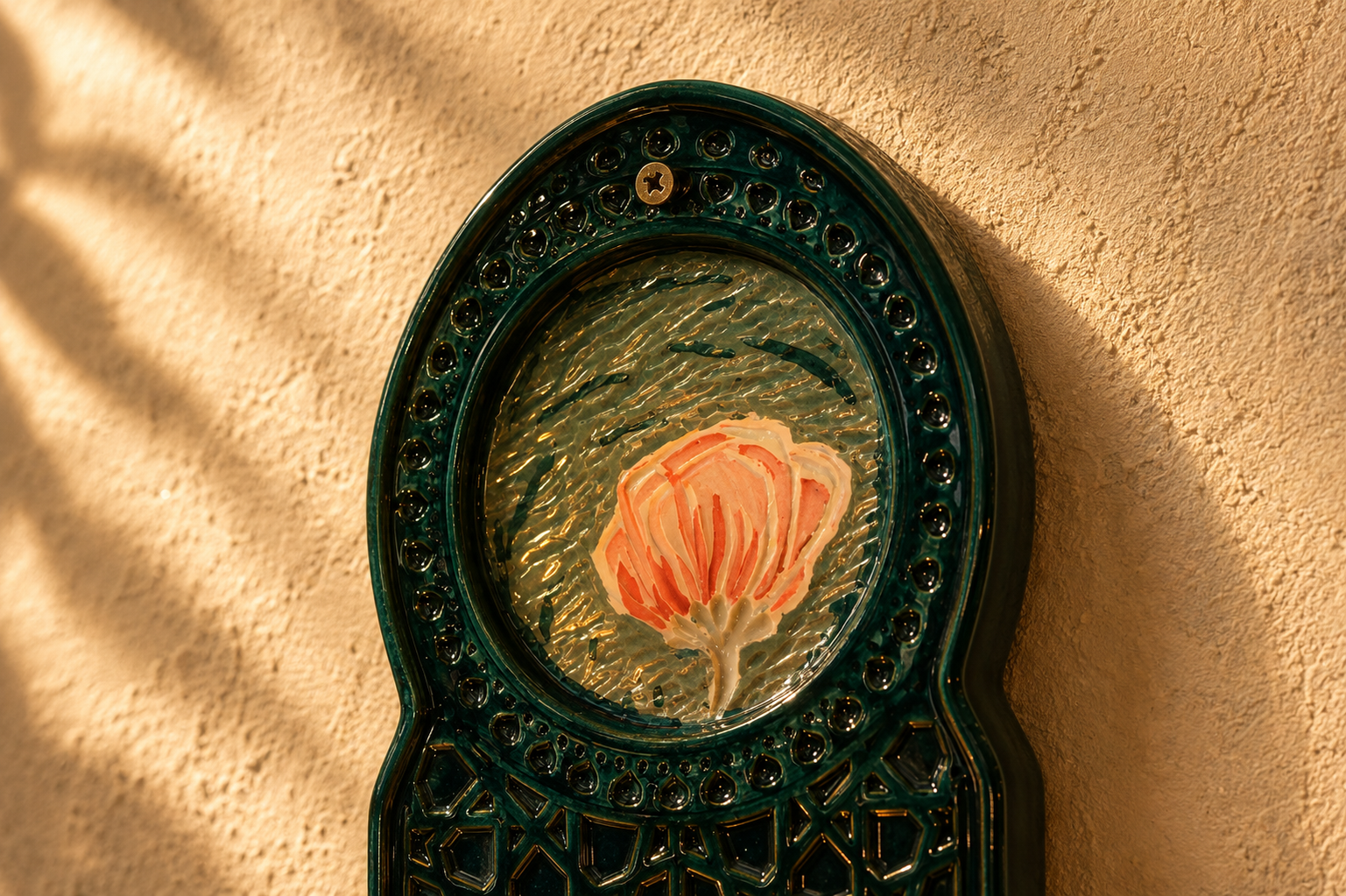 Handmade Geometric Wall Candle Holder | Old Medina Door Design
