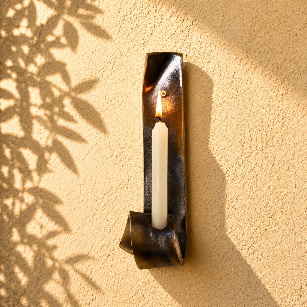 Sculptural Wall Candle Holder