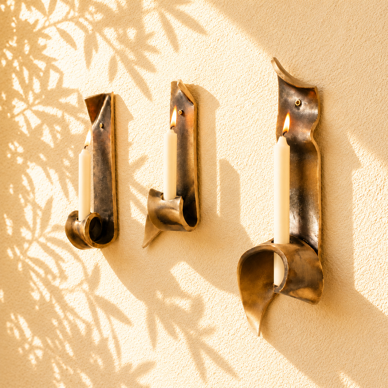 Sculptural Wall Candle Holder