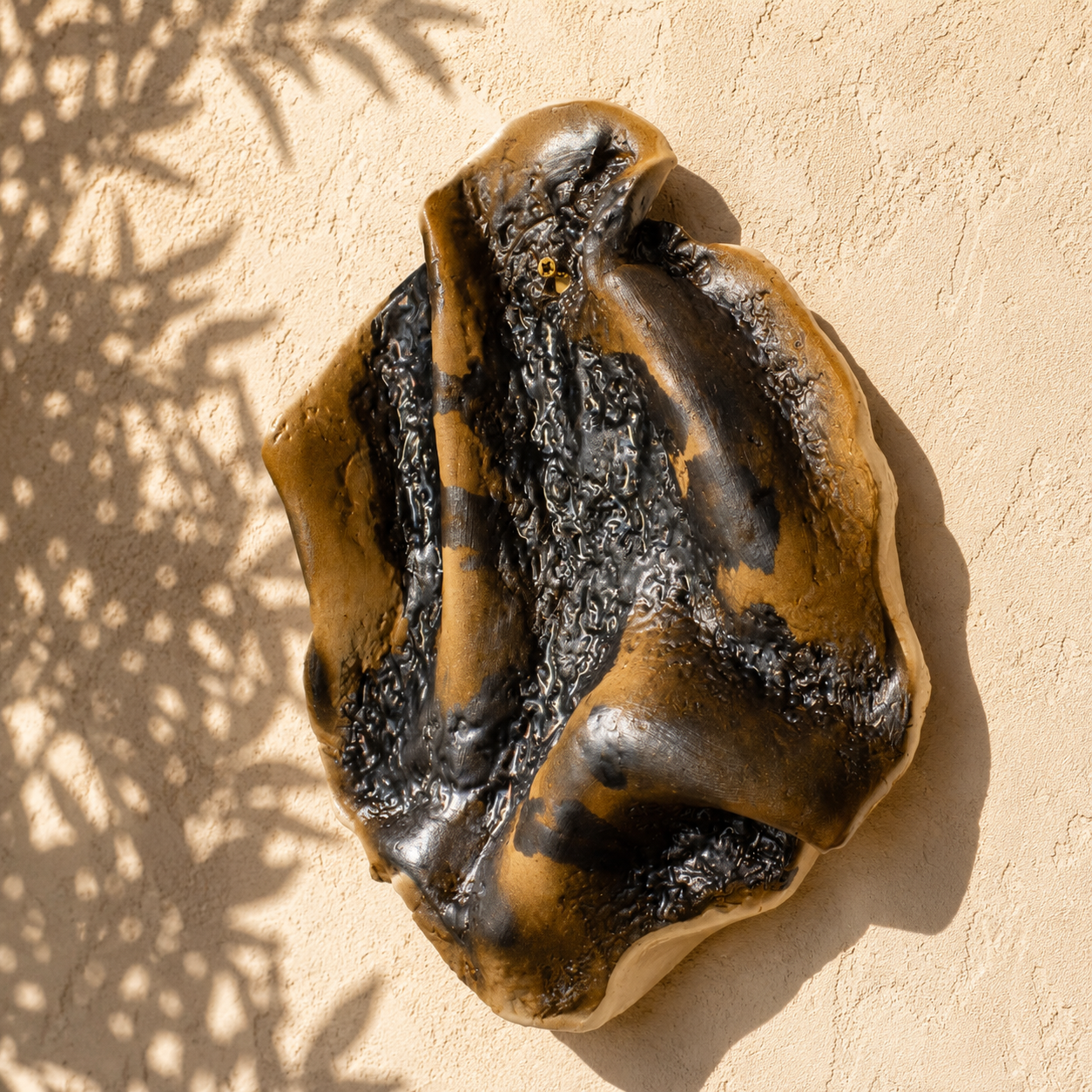 Handmade Abstract Ceramic Wall Sculpture
