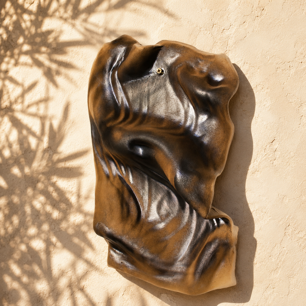 Handmade Abstract Ceramic Wall Sculpture