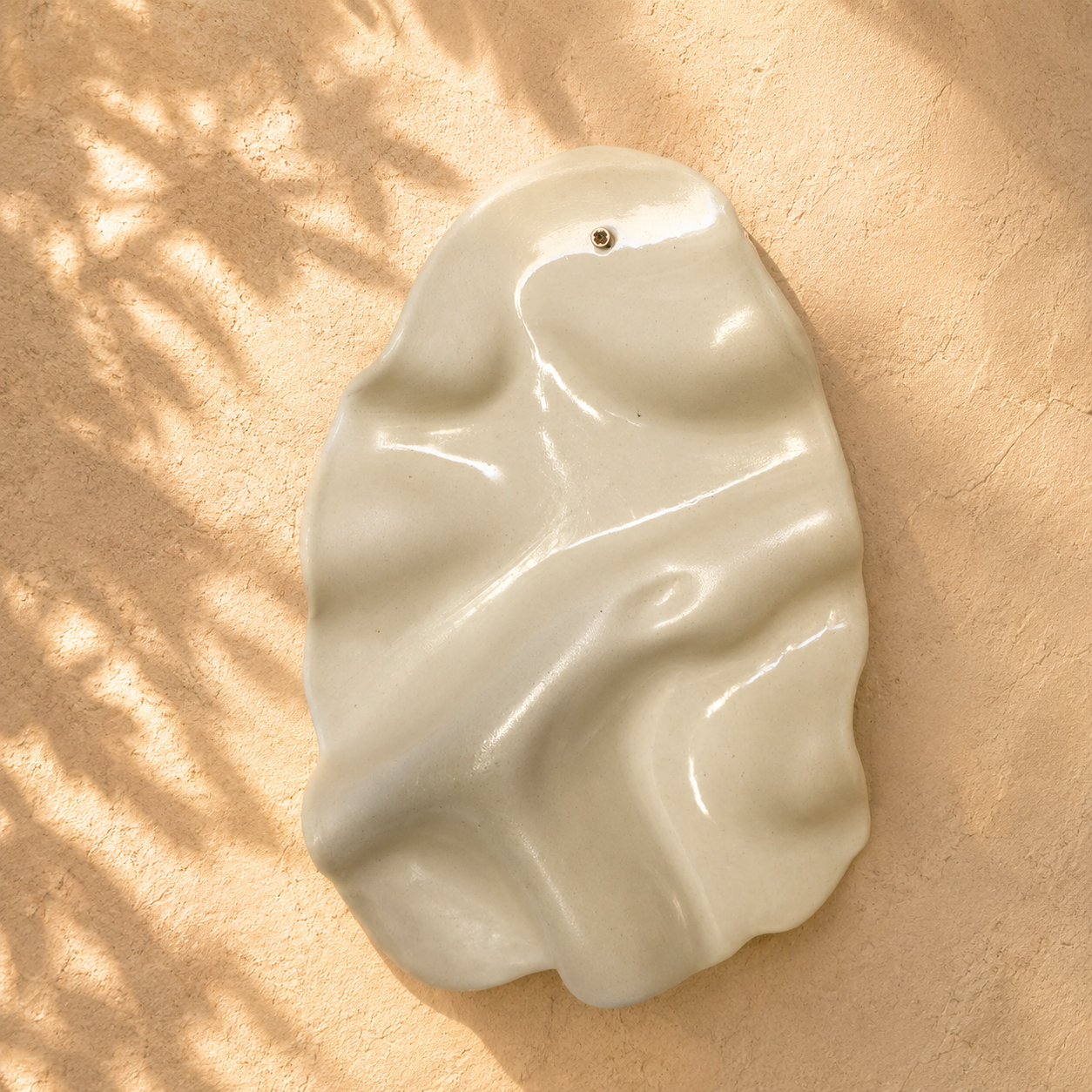 Handmade Organic Ceramic Wall Sculpture