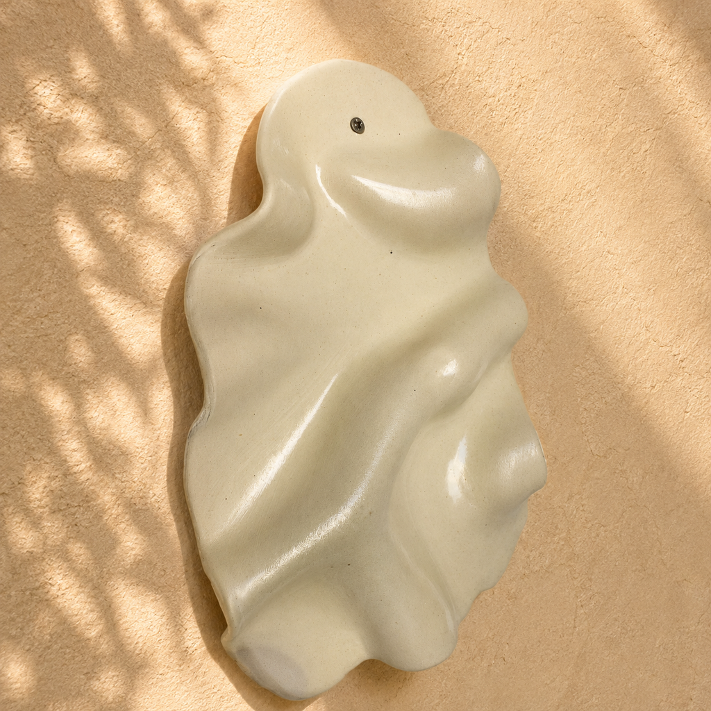 Handmade Organic Ceramic Wall Sculpture